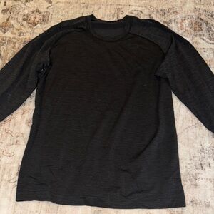 Lululemon dark grey long sleeve top